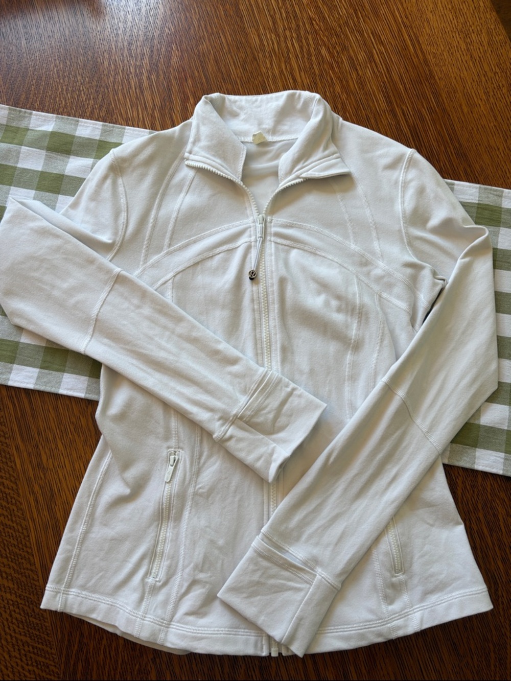 lululemon athletica White Full-Zip Performance Jacket